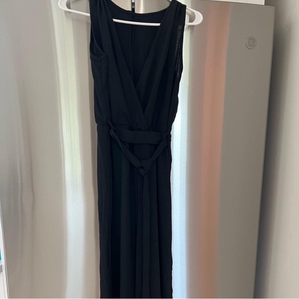 Casual Black Sleeveless romper for any occasion
